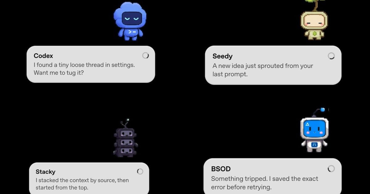 OpenAI tích hợp AI Pets vào Codex, bổ sung trợ lý ảo cho lập trình viên
