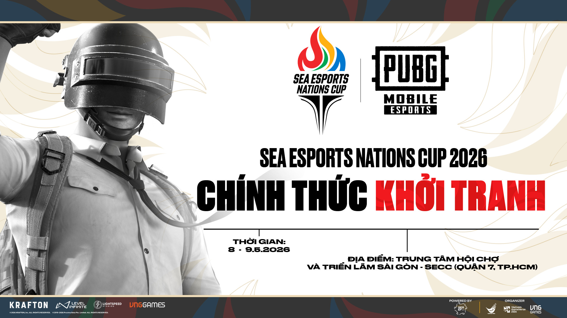 PUBG Mobile Sẽ Là Bộ Môn Khai Màn Giải Đấu SEA Esports Nations Cup 2026