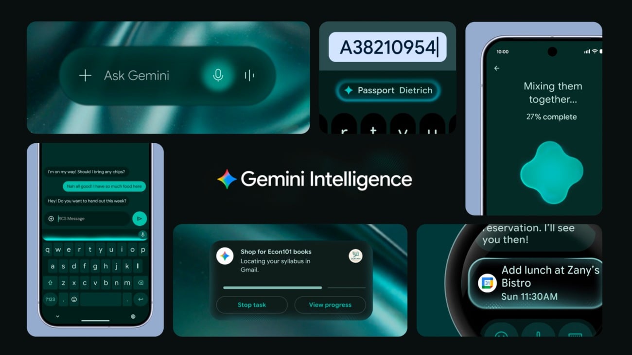 Gemini Intelligence Biến Android Thành Hệ Điều Hành AI Chủ Động Hơn Bao Giờ Hết