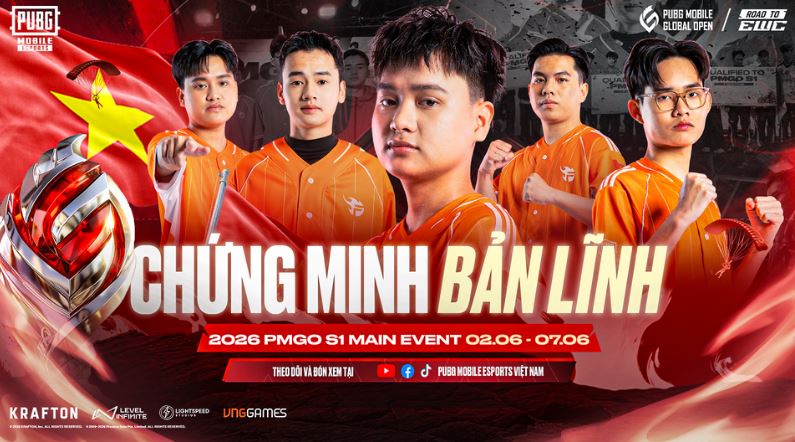 TEAM FLASH SẴN SÀNG CHO GIẢI PUBG MOBILE TOÀN CẦU - 2026 PMGO SEASON 1