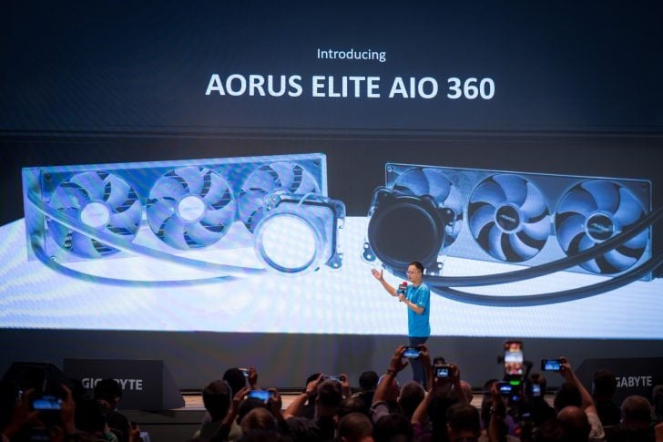 GIGABYTE Ra Mắt AORUS ELITE Và C510 Glass Stealth Infinity Tại Computex 2026, Case Tích Hợp Màn Hình 16 Inch