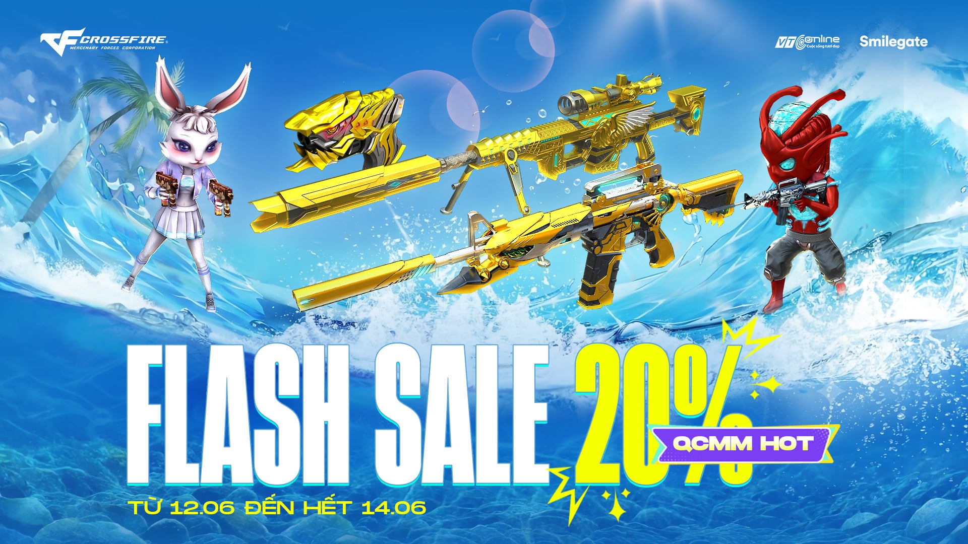 Săn Sale Hot Mùa Hè Với Đợt Flash Sale Combo QCMM Trong 3 Ngày Của Crossfire