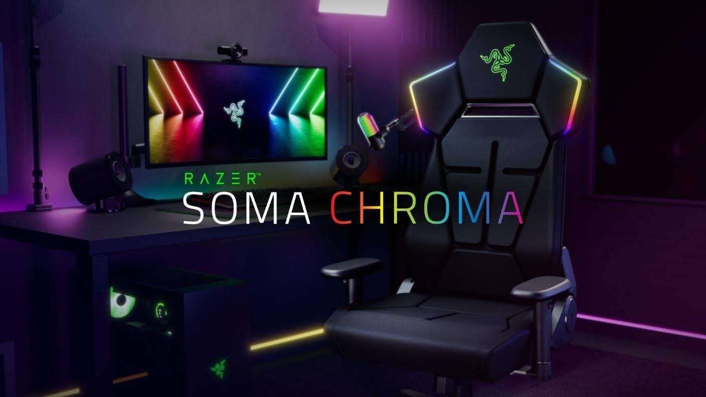 Ghế Gaming Razer Soma Chroma – Đỉnh cao đồng bộ, làm chủ mọi cuộc chơi
