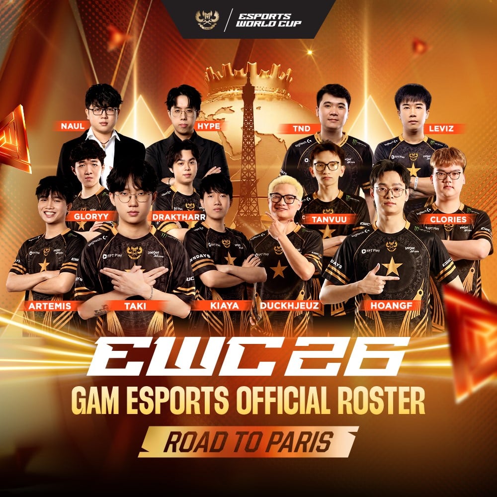 GAM Esports Ra Mắt Phim Ngắn Tài Liệu Về Hành Trình Đi Đến Giải Esport World Cup 2026, Đưa Esports Việt Nam Ra Thế Giới 