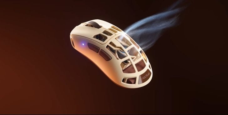 Chuột gaming đầu tiên tích hợp quạt Noctua sắp ra mắt