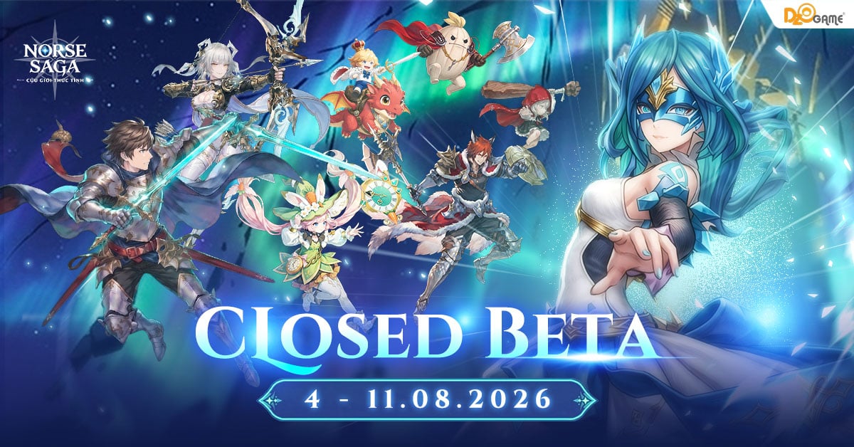 Norse Saga Chính Thức Mở Cửa Closed Beta Tại Việt Nam Từ 04 – 11/08/2026