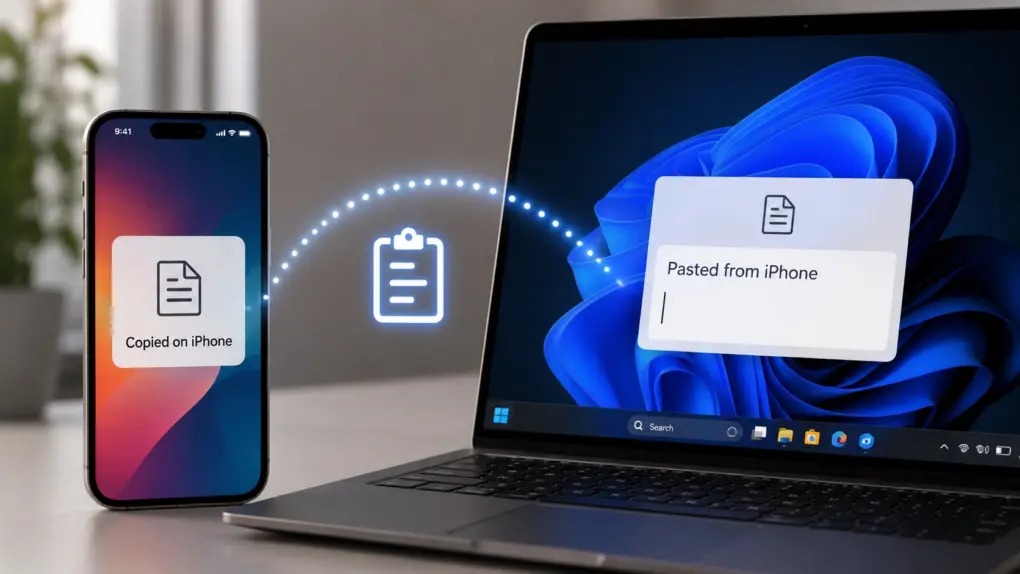 Apple có thể mang tính năng sao chép - dán giữa iPhone và Windows