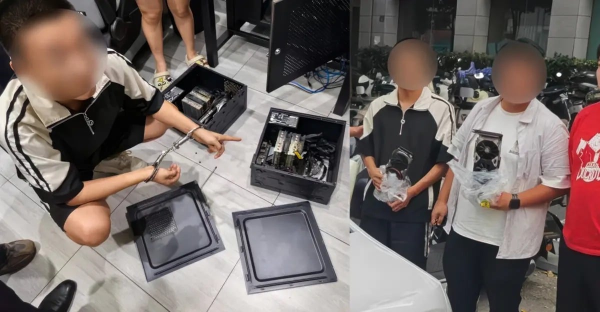 Hai tên trộm tráo RTX 5080 bằng RTX 3060 tại khách sạn gaming