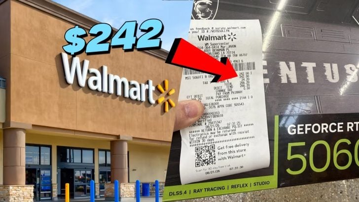 Người dùng mua được card RTX 5060 Ti 8GB chỉ với 242 USD tại Walmart