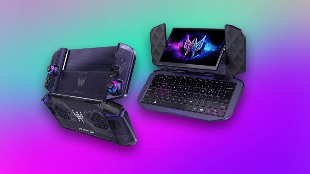 Acer giới thiệu máy chơi game cầm tay Project DualPlay Mini có thiết kế "biến hình" như laptop