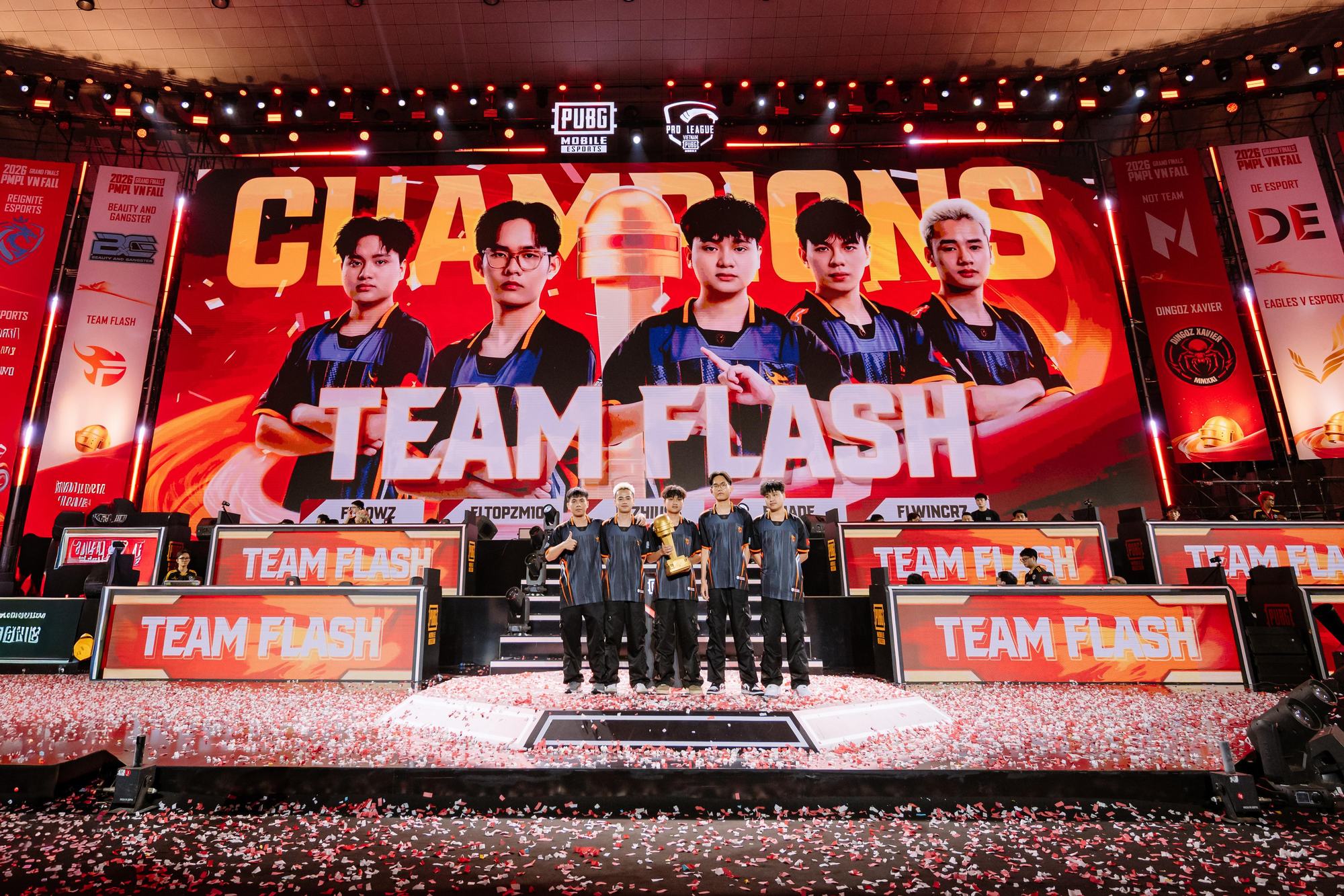 Đội Tuyển Team Flash Vô Địch Giải Đấu 2026 PUBG Mobile Pro League Vietnam Fall