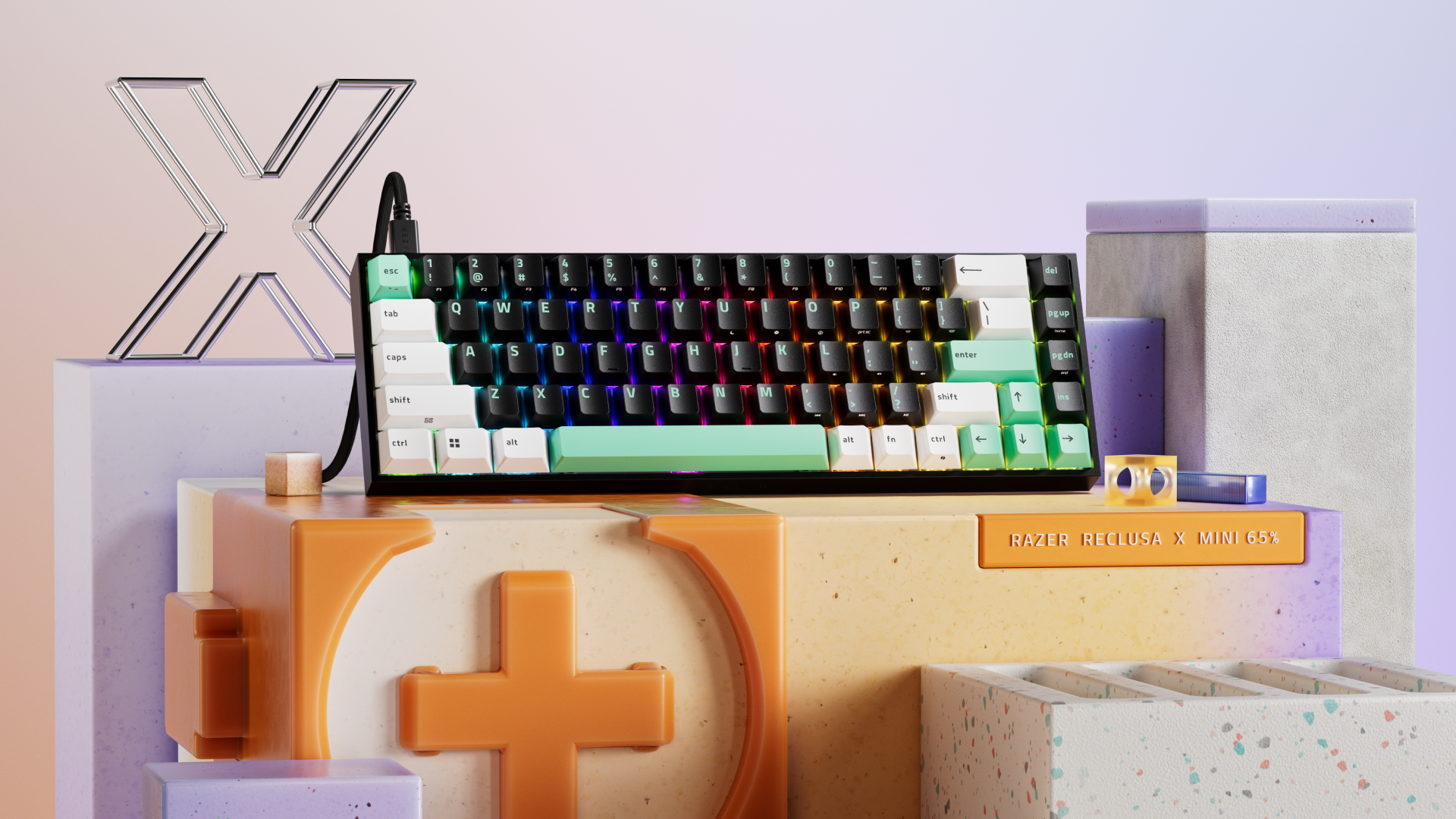 Razer chính thức ra mắt dòng bàn phím cơ Reclusa X Mini 65%
