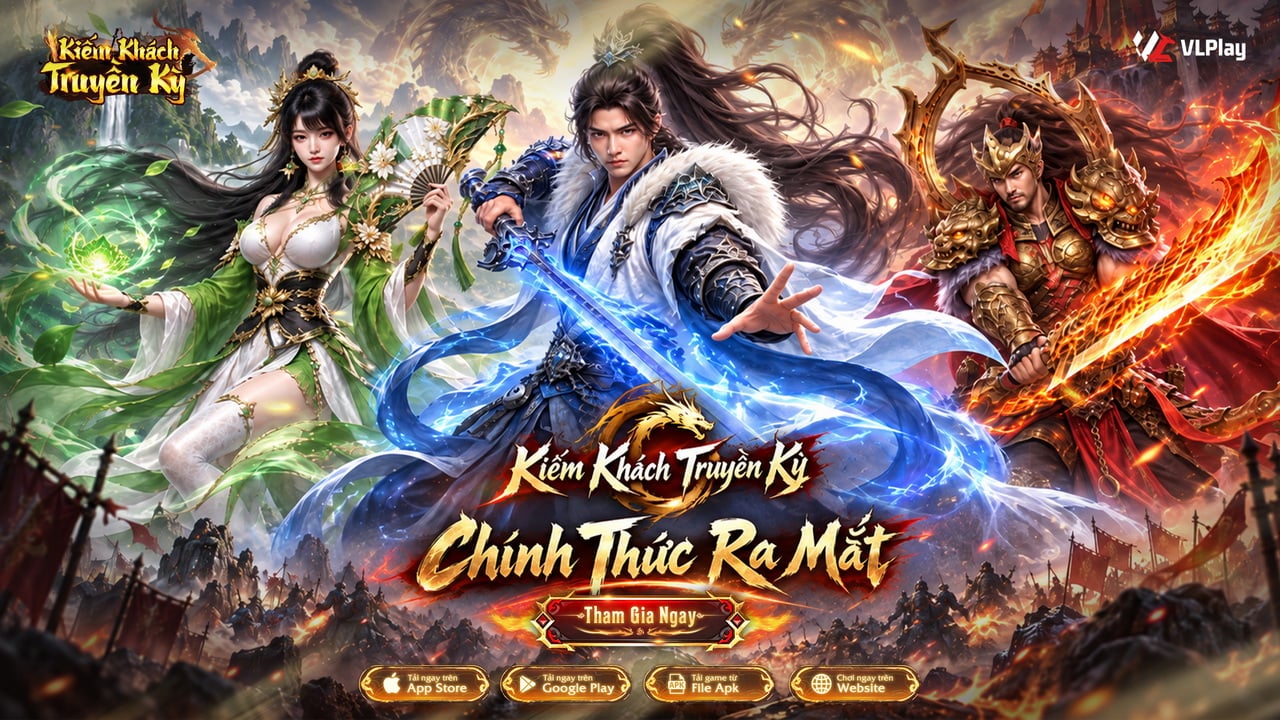 Kiếm Khách Truyền Kỳ chính thức ra mắt ngày 15/09/2026 – MMORPG truyền kỳ tái hiện thời hoàng kim game net Việt
