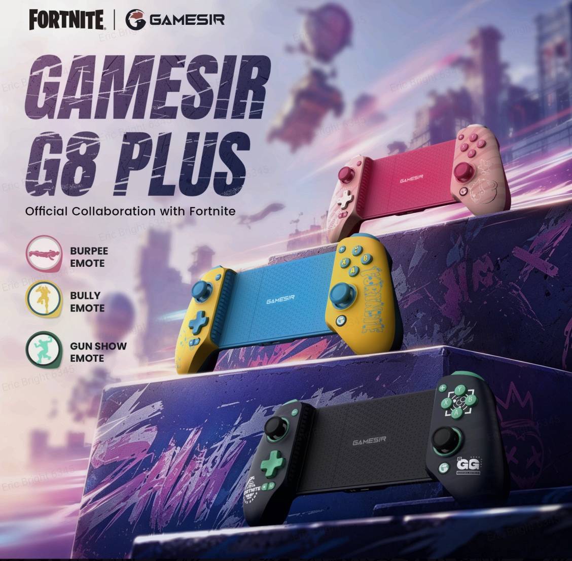 GameSir Hợp Tác Fortnite Công Bố Bộ Sưu Tập Tay Cầm Chơi Game Mobile Chính Hãng