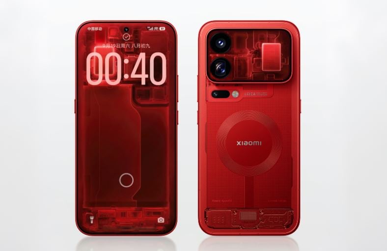 Xiaomi ra mắt Xiaomi 18 Pro và 18 Pro Max bản Trong Suốt đỏ đặc biệt