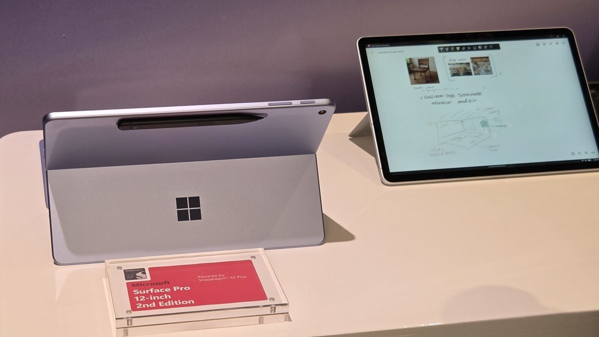 Microsoft nâng cấp Surface Pro 12 và Surface Laptop 13 với Snapdragon X2 Plus