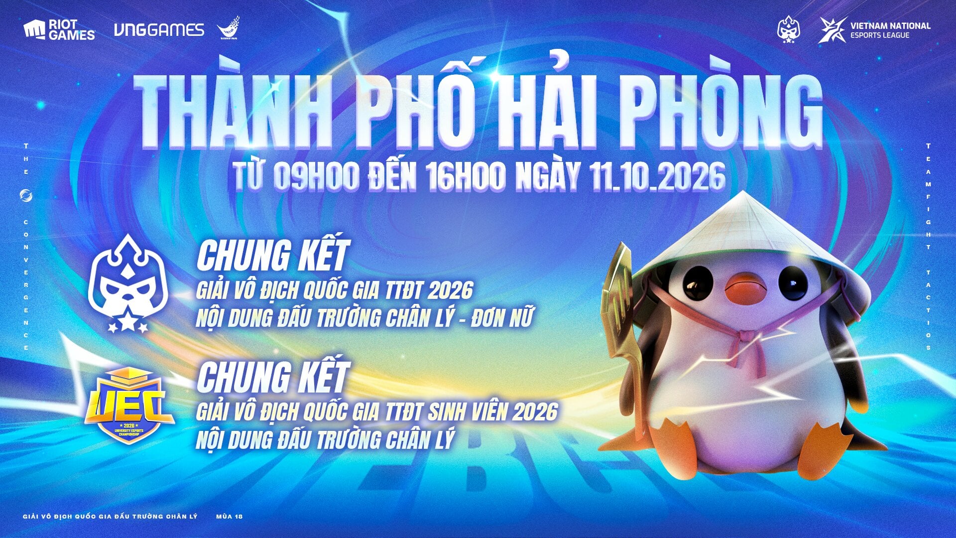 Đấu Trường Chân Lý Tổ Chức Hai Trận Chung Kết Giải Vô Địch Quốc Gia Tại Thành Phố Hải Phòng