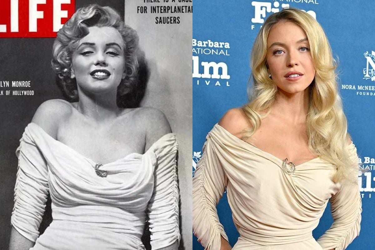 Không Chỉ Giống Nhau, Sydney Sweeney Còn Là Họ Hàng Marilyn Monroe