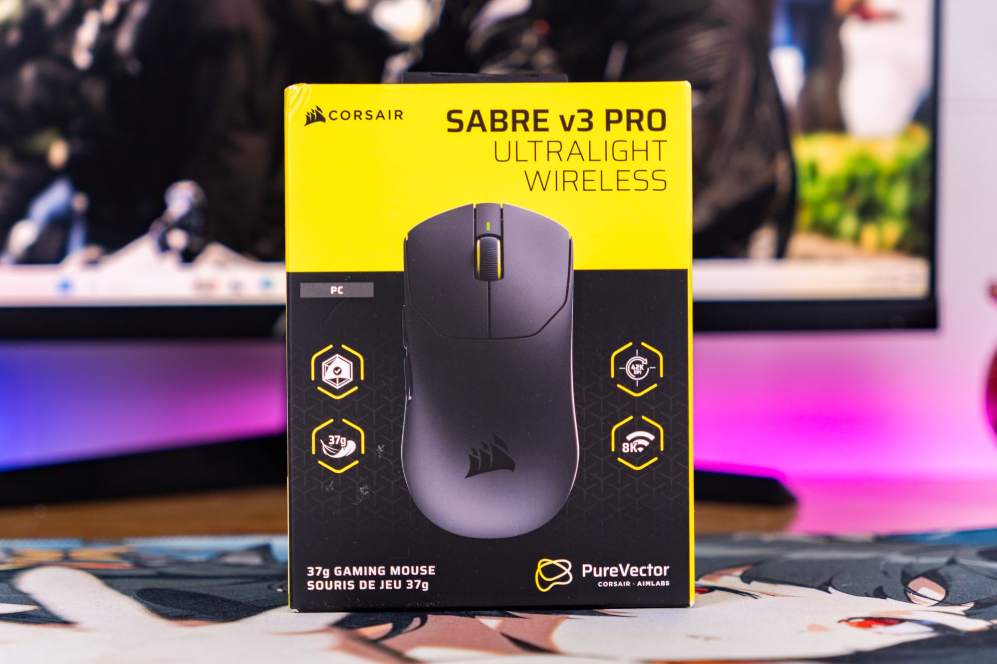 Review Corsair Sabre V3 Pro UltraLight Wireless: Chuột gaming siêu nhẹ với công nghệ Pure Vector giúp game thủ aim 'dính' như keo