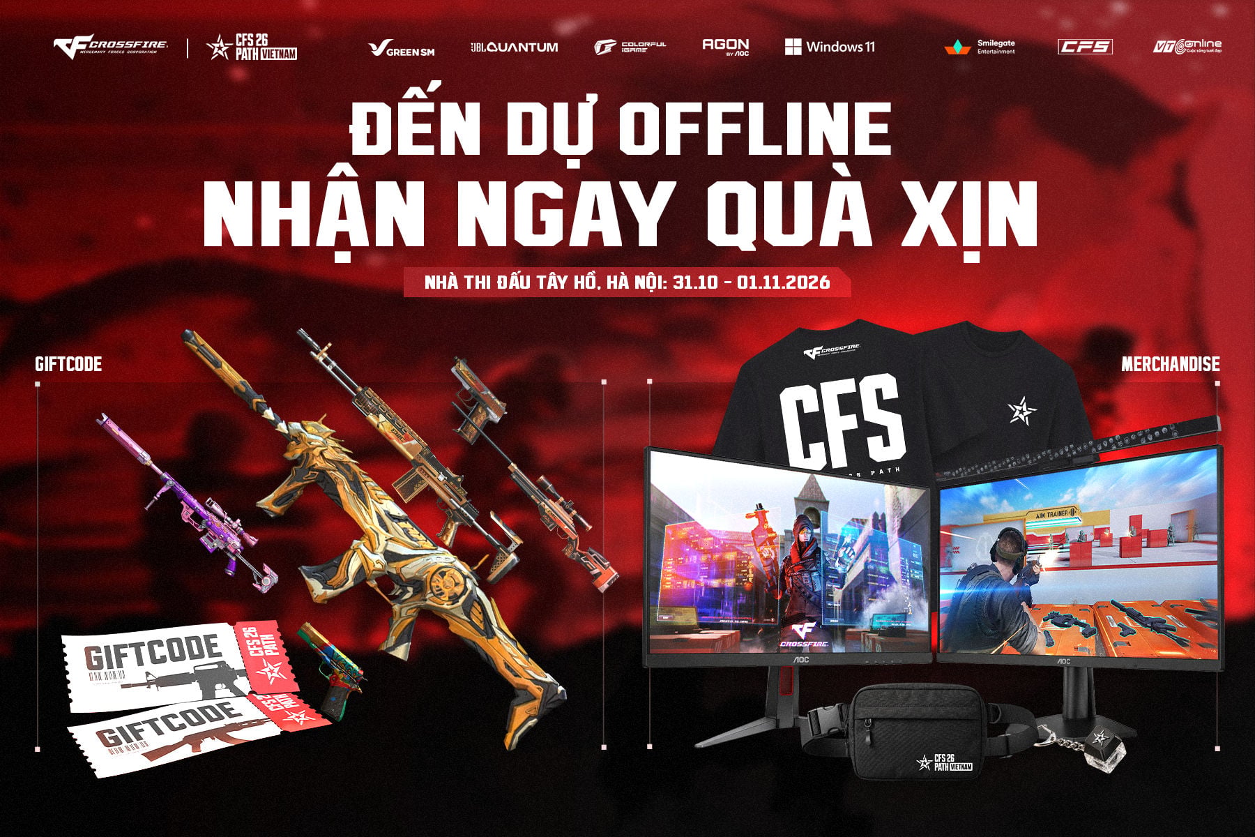 Chung kết CFS 26 PATH VIETNAM: Đến Tây Hồ Tiếp Lửa Cuộc Đua Giành Vé Thế Giới, Săn Loạt Quà Hấp Dẫn