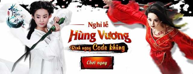 Tặng 500 Gift Code Hoa Thiên Cốt Web mừng dịp lễ Giỗ Tổ Hùng Vương