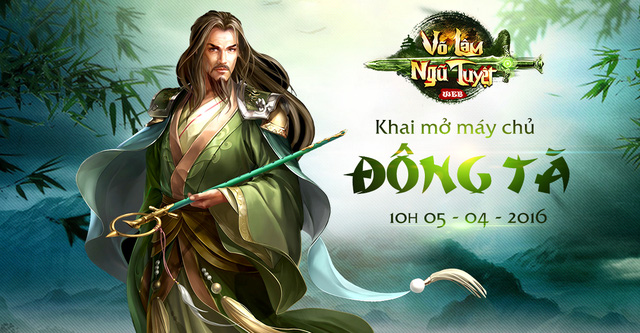 Webgame Võ Lâm Ngũ Tuyệt chính thức mở cửa với Code khủng